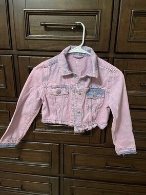 Pink Jean jacket kids